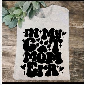 Cat mom shirt cute cat mom era popular cat mama